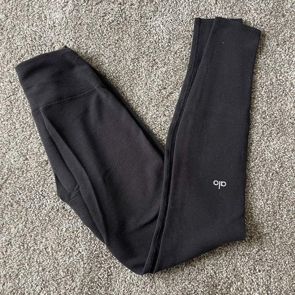 ALO Yoga Pants - Alo Waffle Knit Leggings